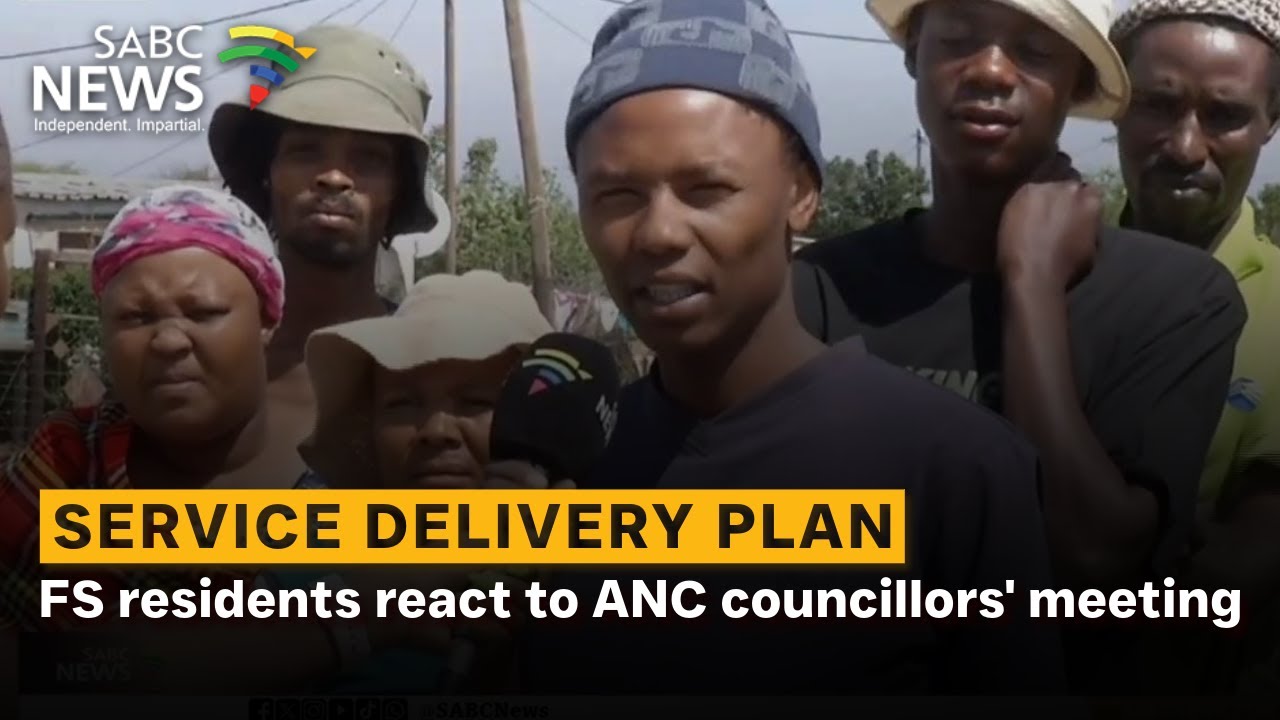 Service Delivery Plan | FS residents react to ANC councillors' meeting