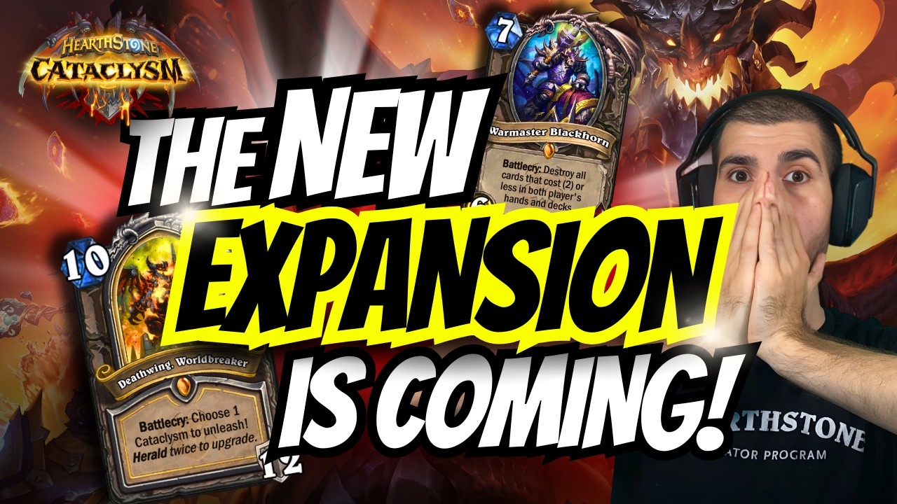 🚨 NEW HEARTHSTONE EXPANSION! CATACLYSM! 🤯 THIS IS HUGE!