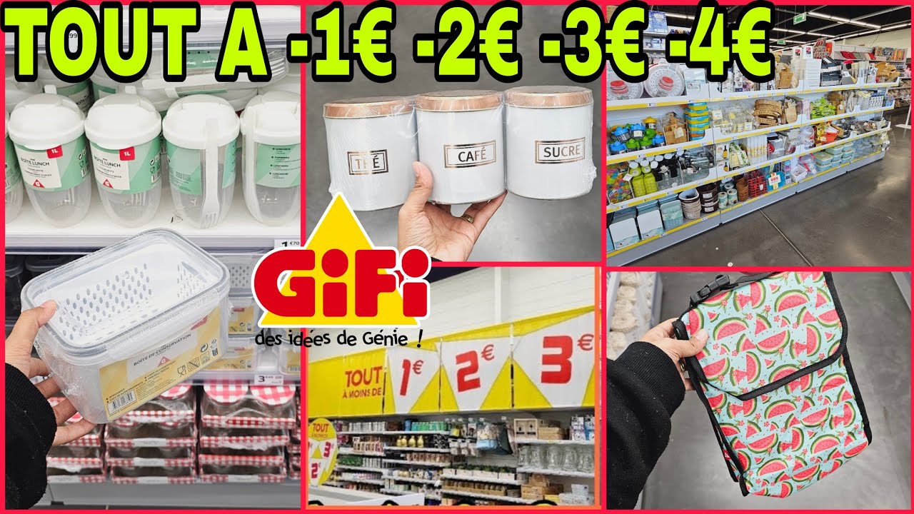 🟩GIFI TOUT A -1€ -2€ -3€  #arrivagesgifi #gififrance #gifi #nouveautégifi #bonsplans #gififrance
