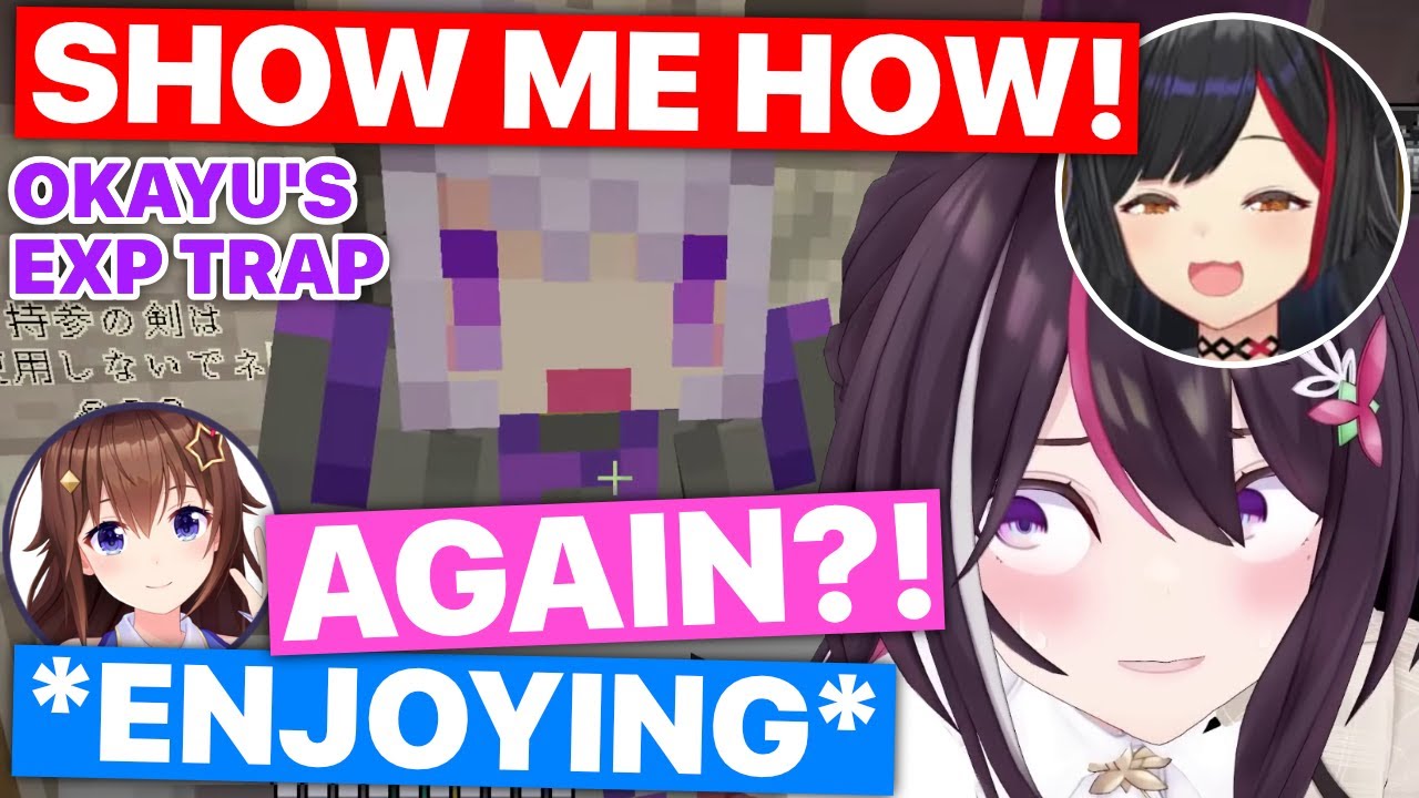 Mio Makes AZKi Use Okayu's EXP Trap Again While Sora Watches (Hololive) [Eng Subs]