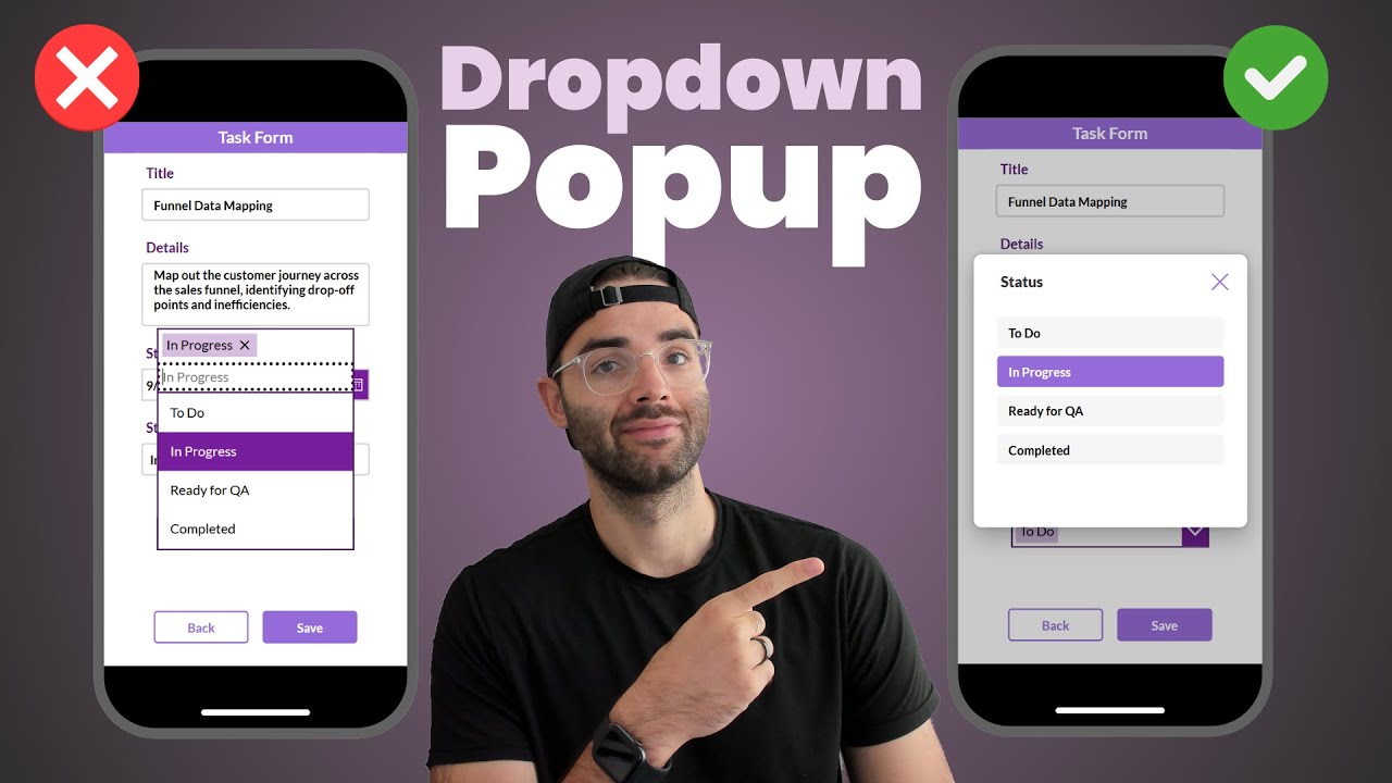 Современное раскрывающееся всплывающее окно в Power Apps