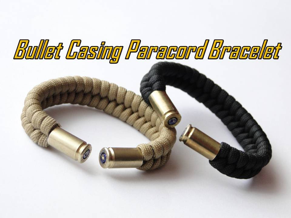 How to Make a Bullet Casing Paracord Bracelet- Fishtail Knot 