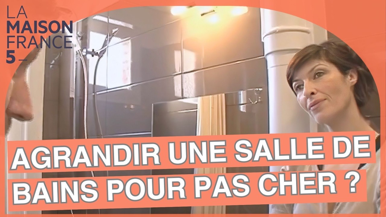 Comment agrandir une salle de bains pour pas cher ?  #LMF5