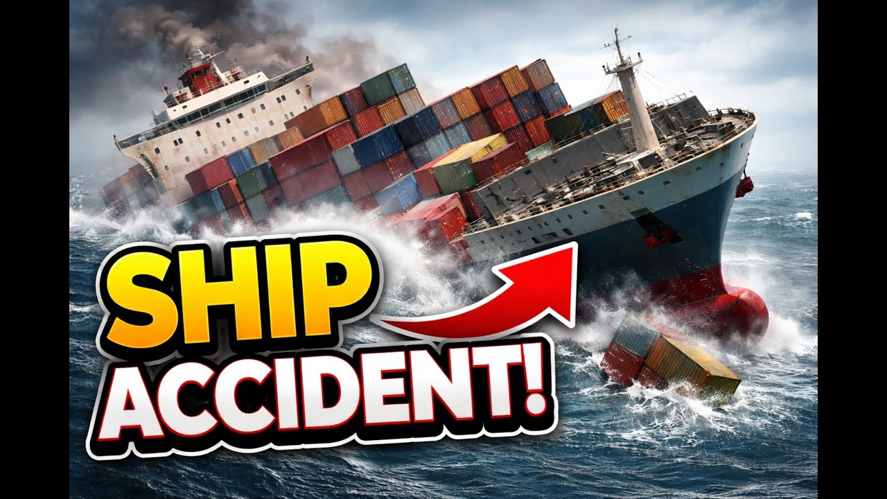 🚢 Terrifying Ship Accident at Sea 😱⚠️ | Real Maritime Disasters & Causes 🌊