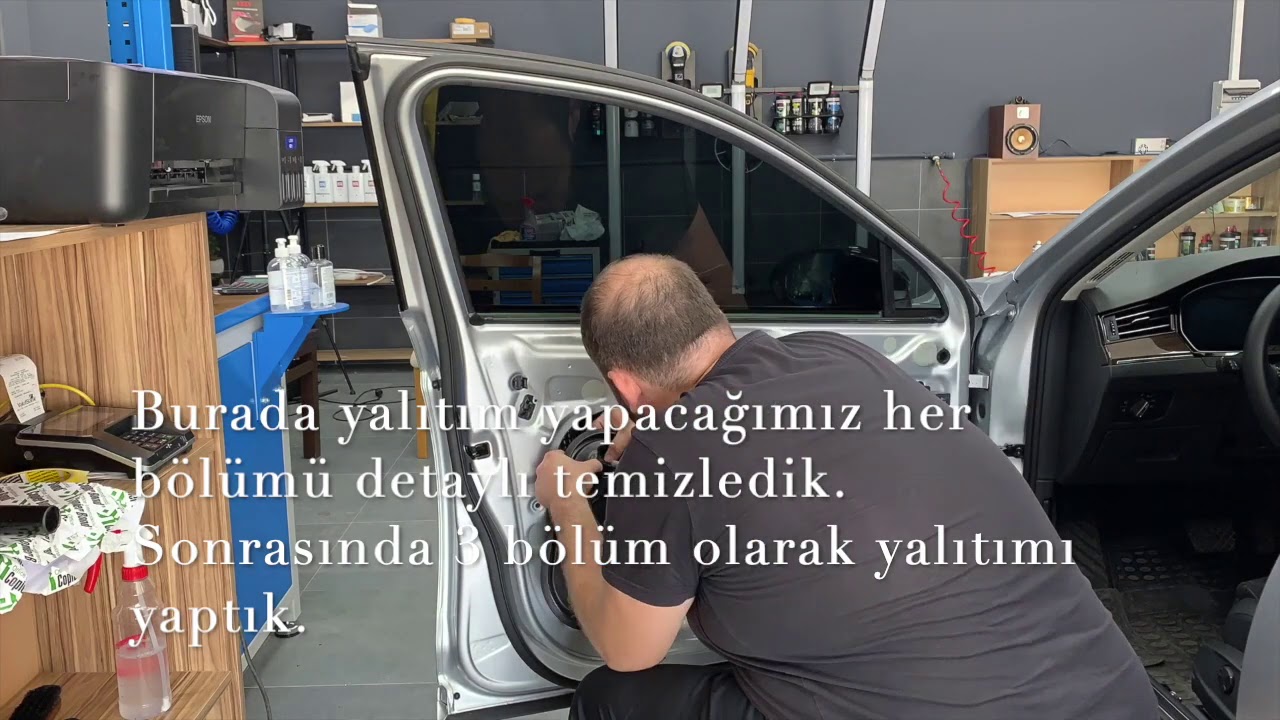 Kapı ses yalıtımı nasıl yapılır ? |  VW Passat B8 Kapı plastiği sökülmesi | CTK Standart Seri