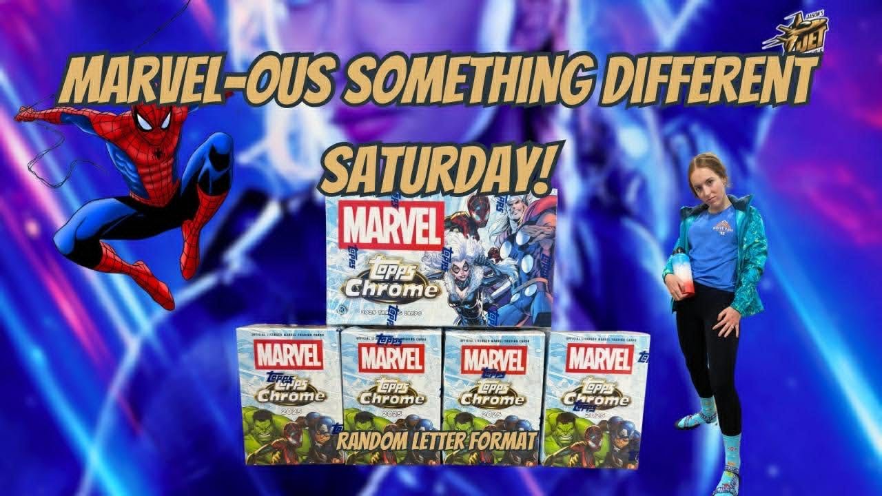 2025 Topps Chrome Marvel Rips with Ashley!