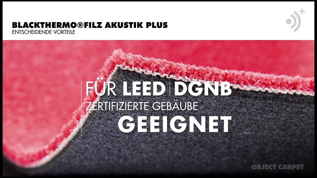 OBJECT CARPET | Akustik | BlackThermo&reg;Filz Akustik Plus