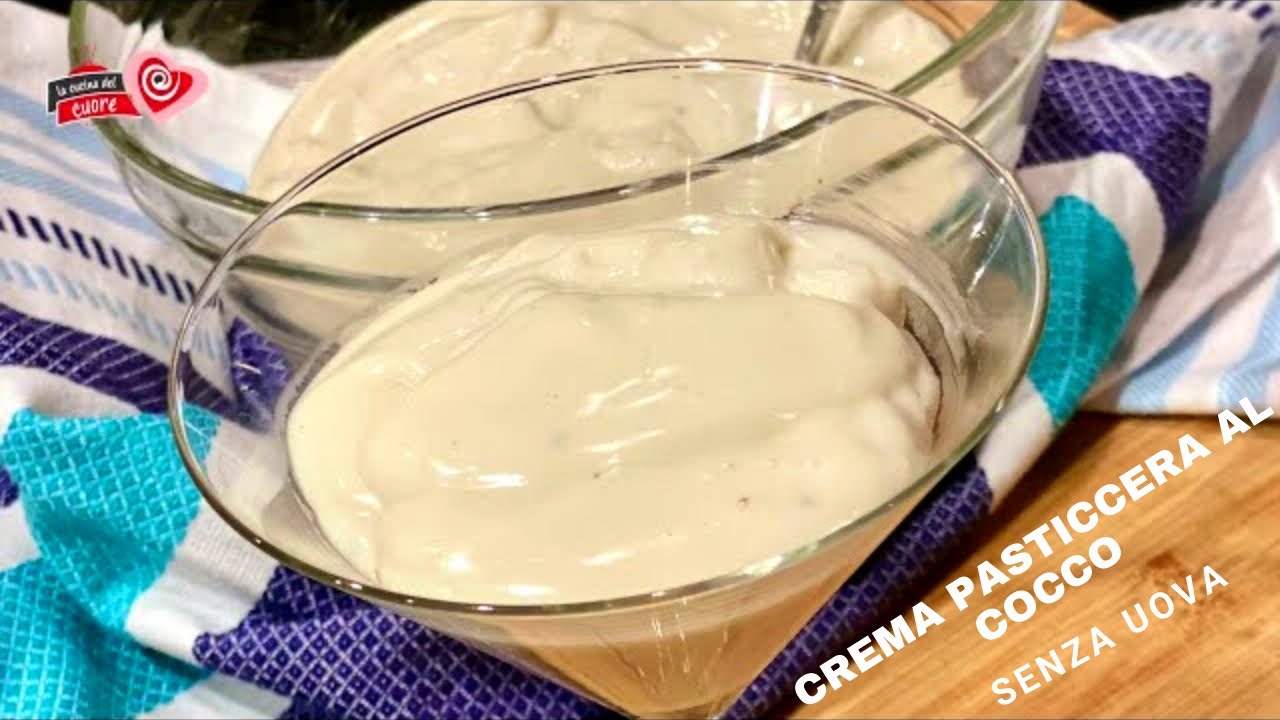 Fai impazzire tutti con questa Crema Pasticcera al cocco senza uova pronta in 2 minuti
