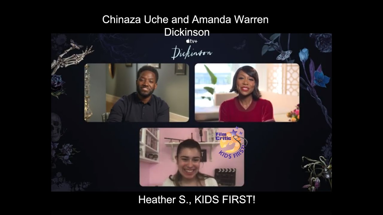 Enjoy Heather S.'s interview with Chinaza Uche and Amanda Warren (Henry and Betty) about Dickinson