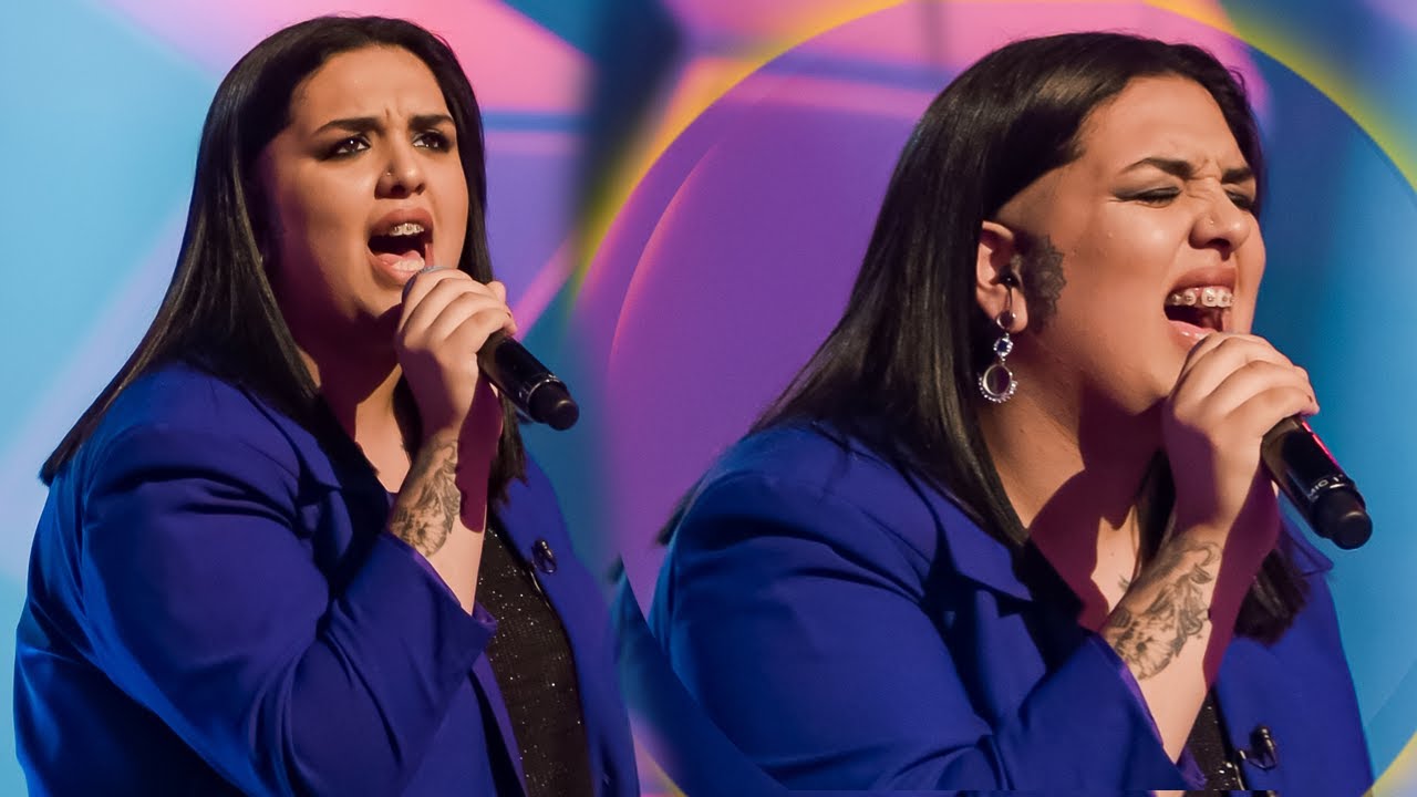 Milagros se impuso al cantar 