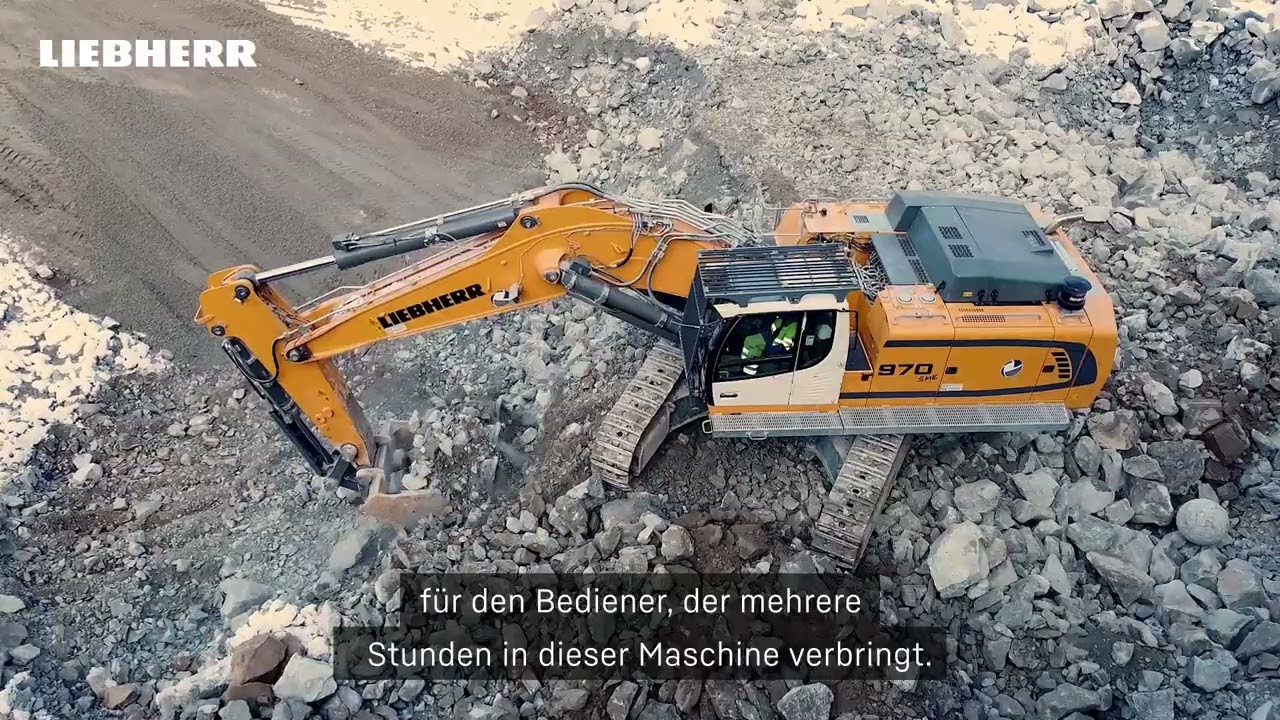 Erdbewegungsmaschinen der nächsten Generation: robust, zuverlässig, ergonomisch | Liebherr R 970 SME
