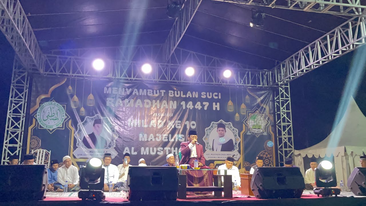 Milad Ke 10 Bersama KH. Muammar Z.A Qori legendaris Internasional