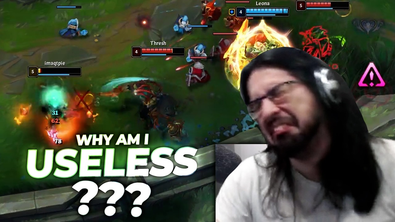 neither team respects the adc in this game
