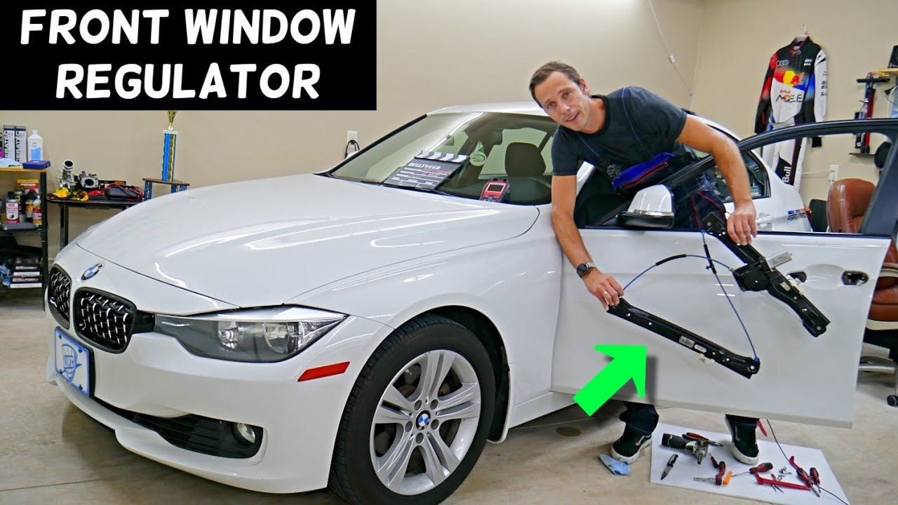 FRONT WINDOW REGULATOR REPLACEMENT REMOVAL BMW F30 F31 F32 F36 328i 330i 335i 320i 318i 316i 328d 32