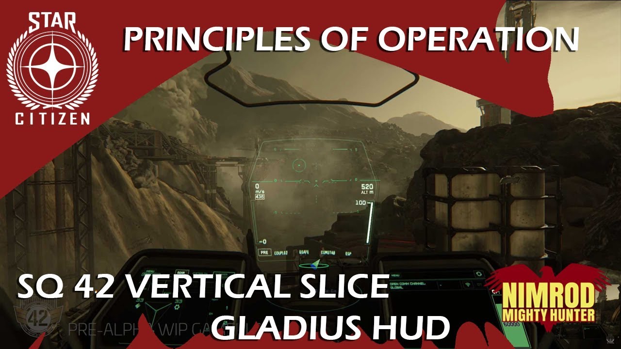 Squadron 42 vertical slice - Gladius HUD - Suggested improvements