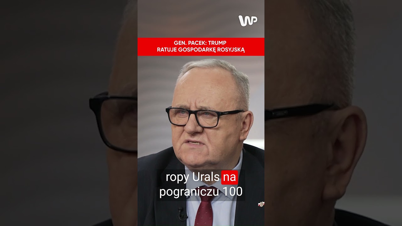 Gen. Pacek sharply comments: Trump is saving the Russian economy