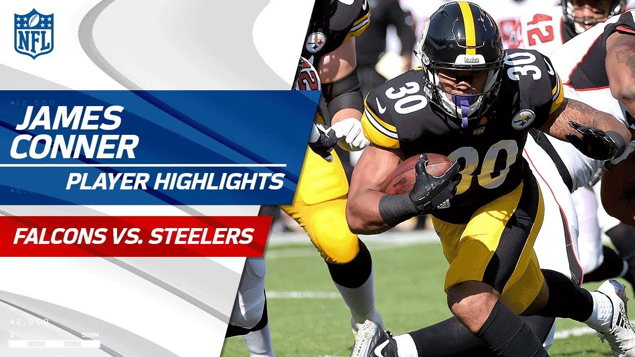 Every James Conner Play Against Atlanta | Falcons vs. Steelers | Preseason Wk 2 Player Highlights