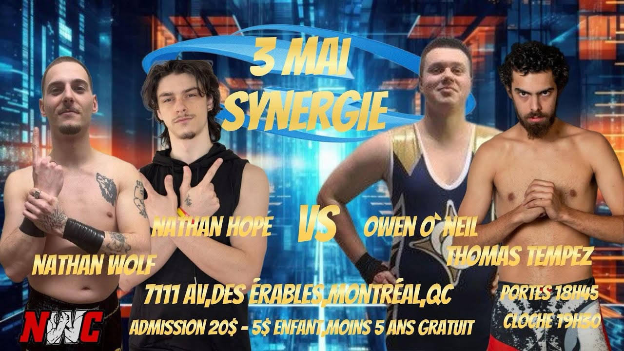 Nathan Hope & Nathan Wolf vs Thomas Tempez & Owen O&rsquo;neil NWC