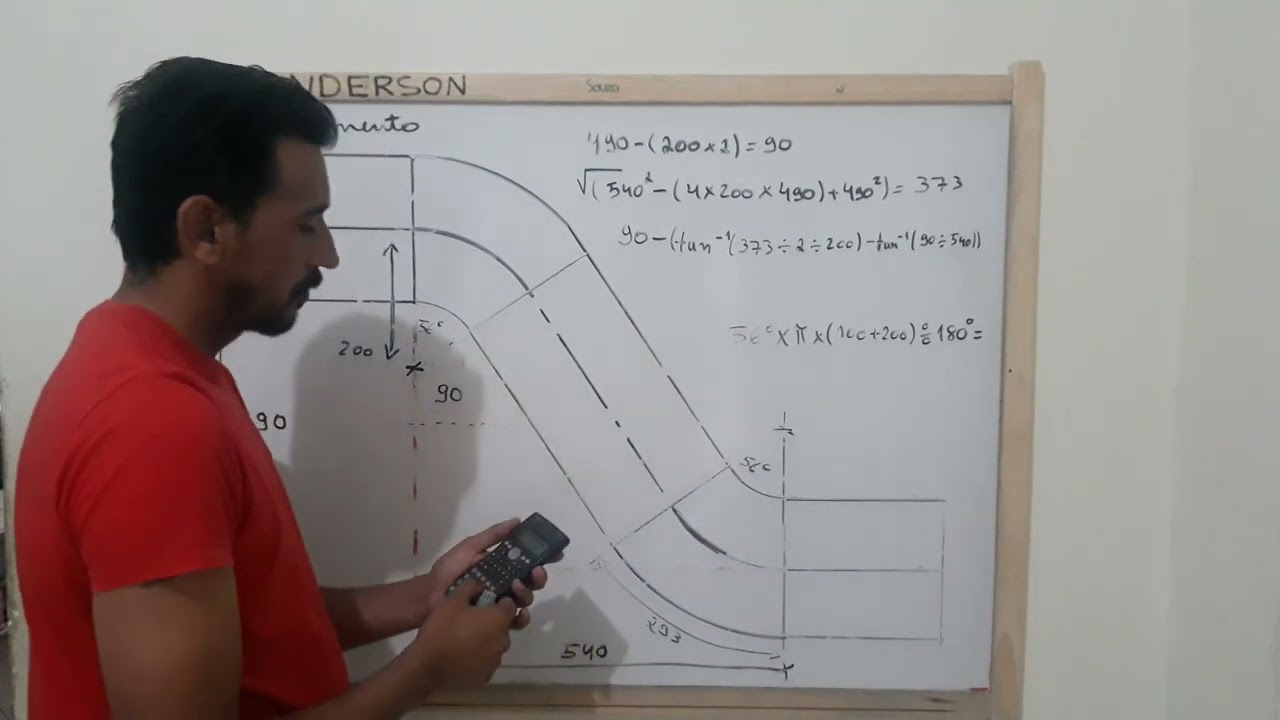 cálculo de deslocamento em S