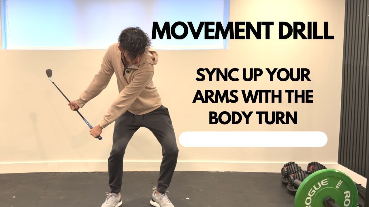 MOVEMENT DRILL - How to Sync Up your Arms to the Body Turn