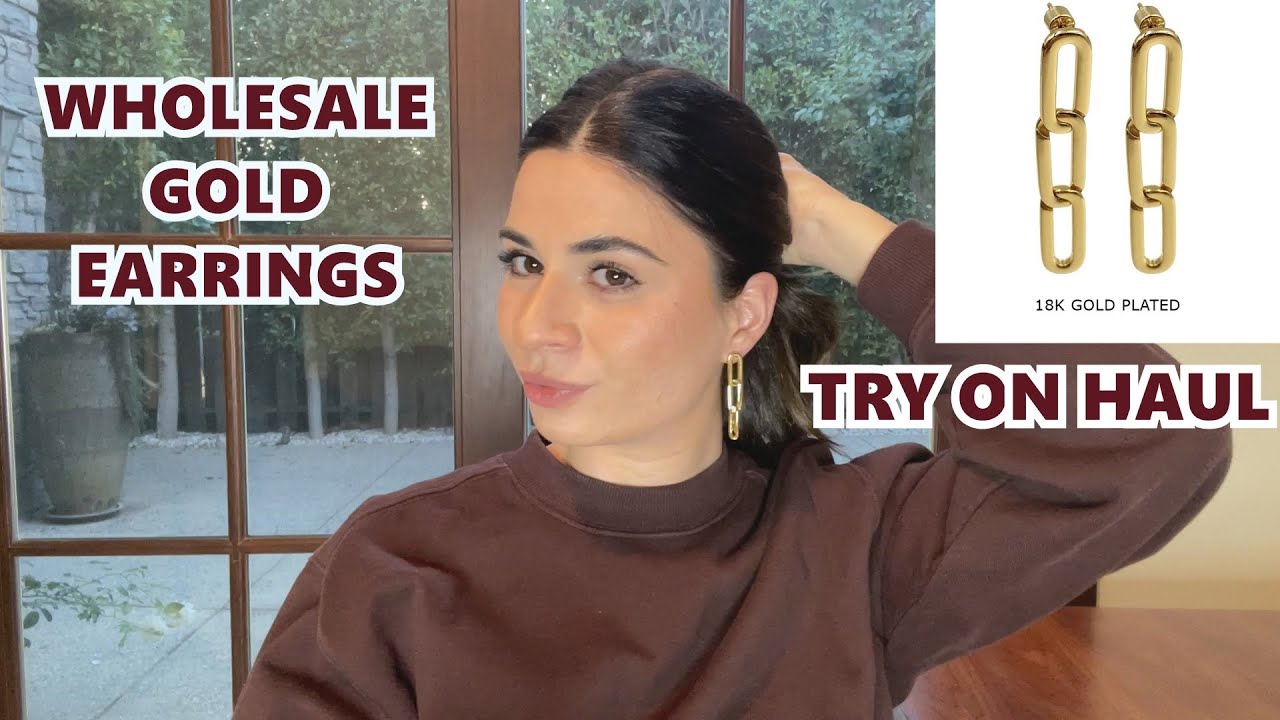 Wholesale Gold Jewelry Try On Haul | Can't come to our store? We got you!