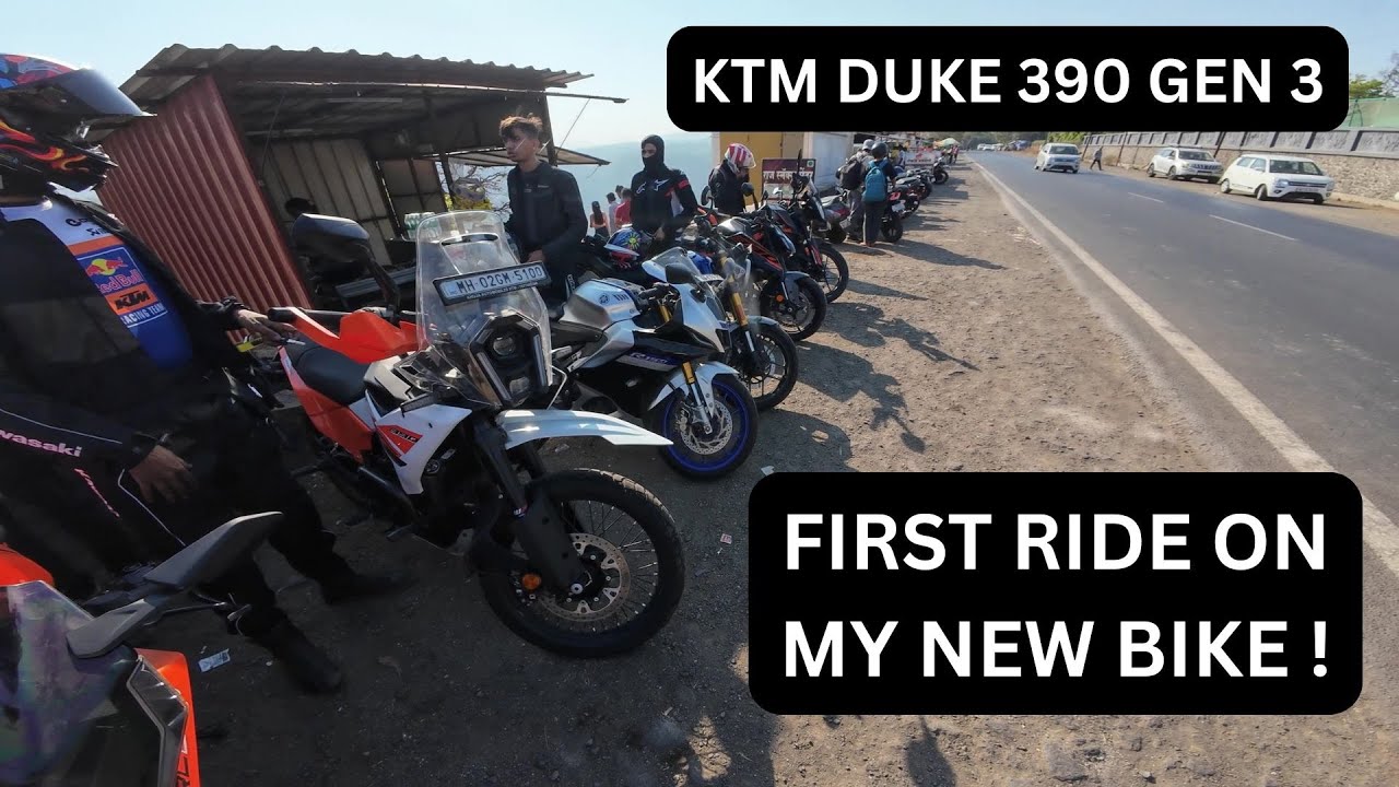 FIRST RIDE TO LONAVALA ON MY 2025 GEN 3 DUKE 390 !