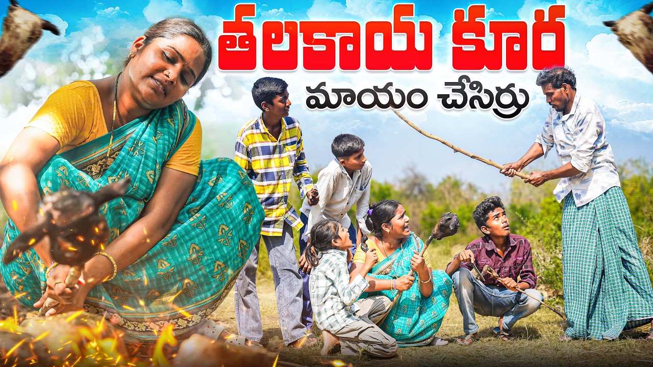 తలకాయ కూర||మాయంచేసిర్రు||పోరగాళ్ల దొంగ దావత్||nonveg lovers||my village comedy||dhoom dhaam channel