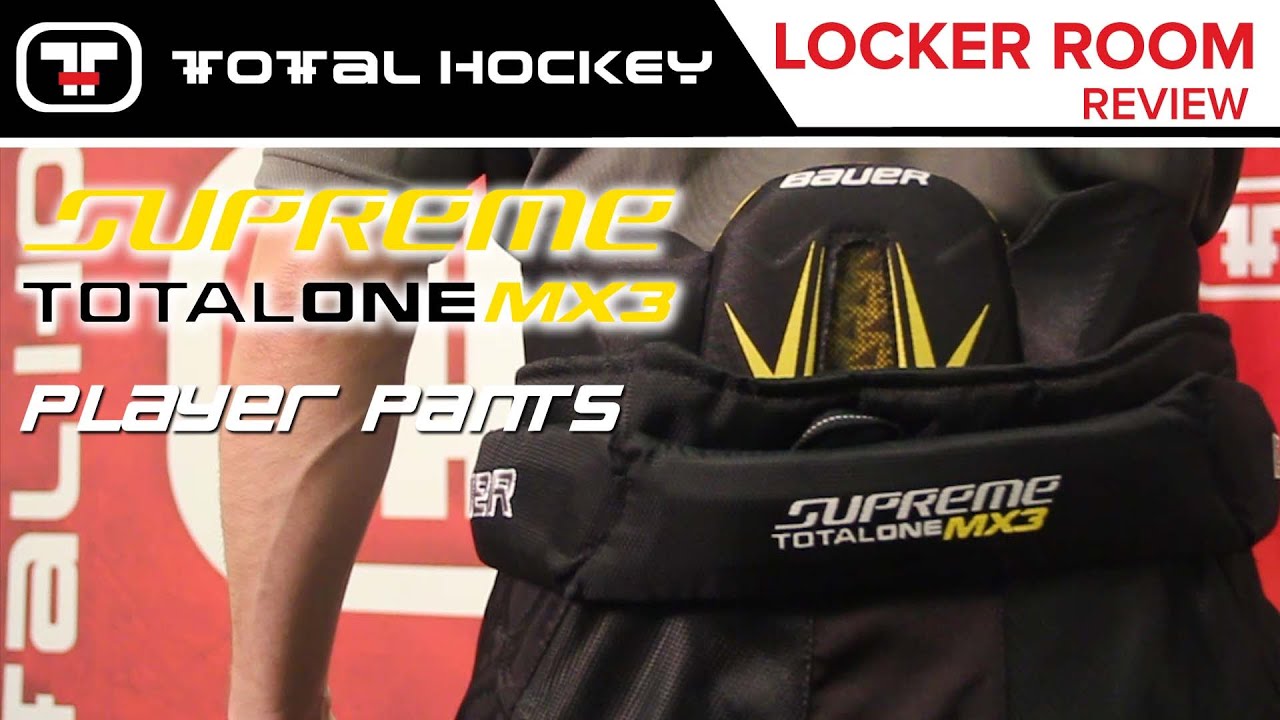 Bauer Supreme TotalOne MX3 Player Pants // Locker Room Review