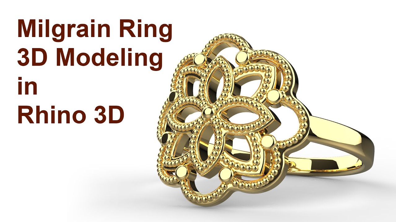 Учебное пособие по проектированию ювелирных изделий в САПР: 3D-моделирование модных колец Milgrai...