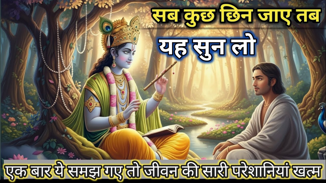 जब जीवन में सब कुछ छिन जाए | श्री कृष्ण जी का सबसे गहरा उपदेश | Krishna Motivational Video