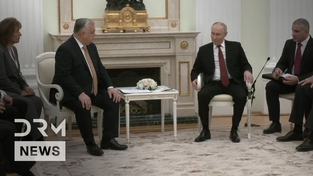 JUST IN: Putin Hosts Hungary’s Viktor Orban at the Kremlin for High-Stakes Talks | AC1B
