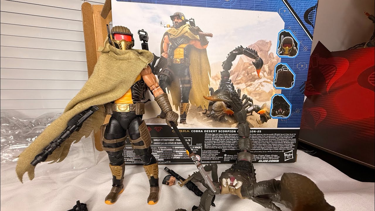 Unboxing GI Joe Classified: Cobra Desert Scorpion & Scorpion Buddy! Plus Other Random Shenanigans!