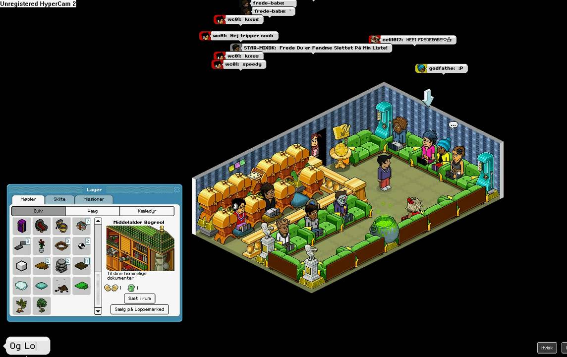 Habbo.dk Luxuz!Speedey tester godfathe på Habbo