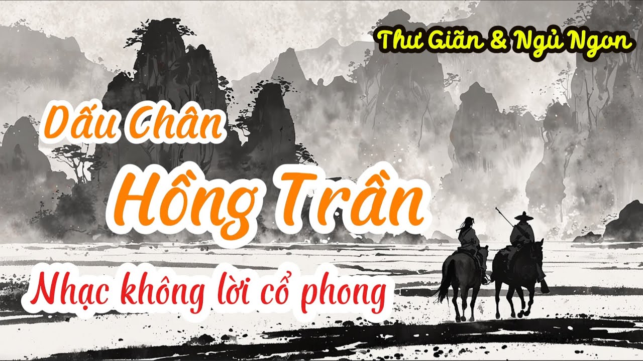 Dấu Ch&acirc;n Hồng Trần &ndash; Nhạc Cổ Phong Kh&ocirc;ng Lời | Nhẹ Nh&agrave;ng, Tĩnh Lặng, An Lạc