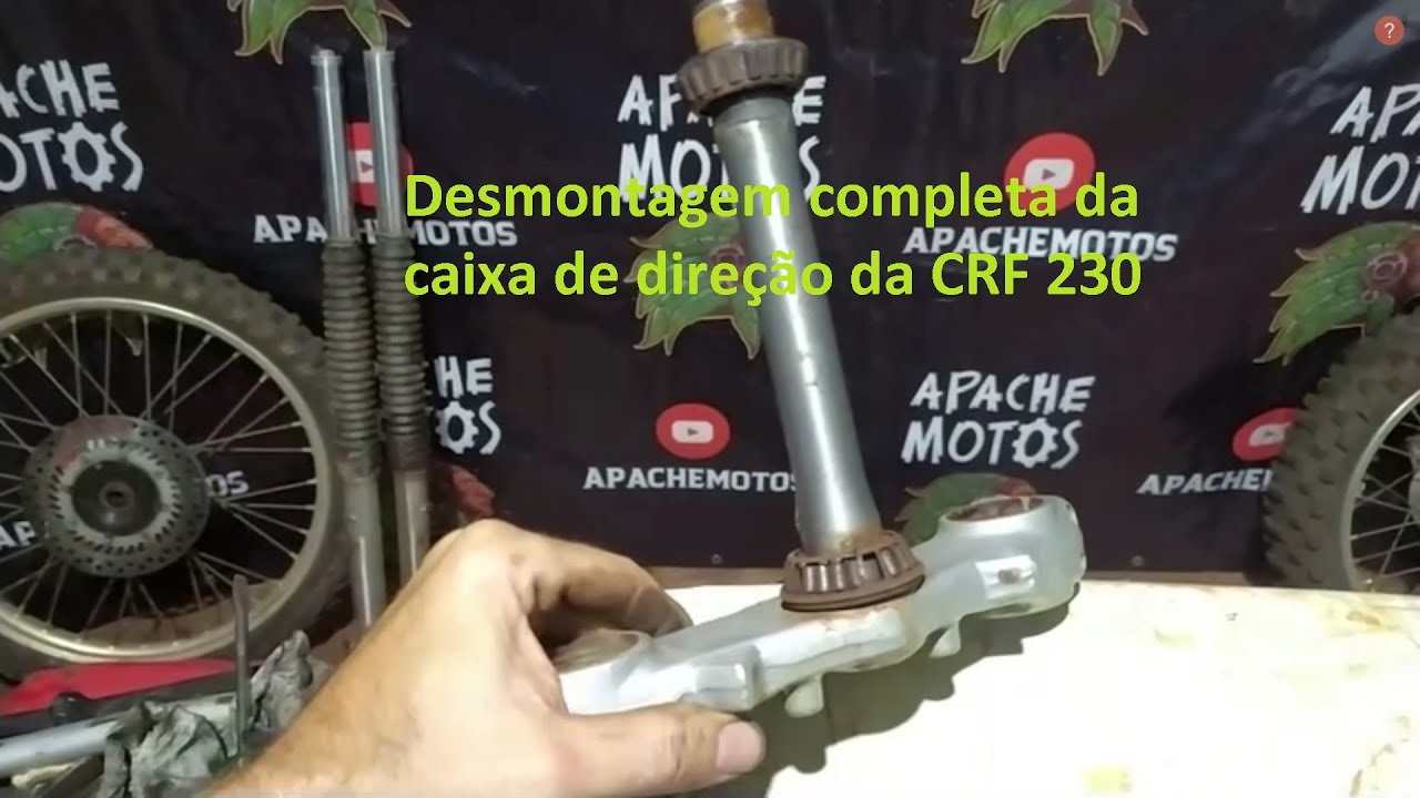 Como trocar a caixa direção da CRF 230
