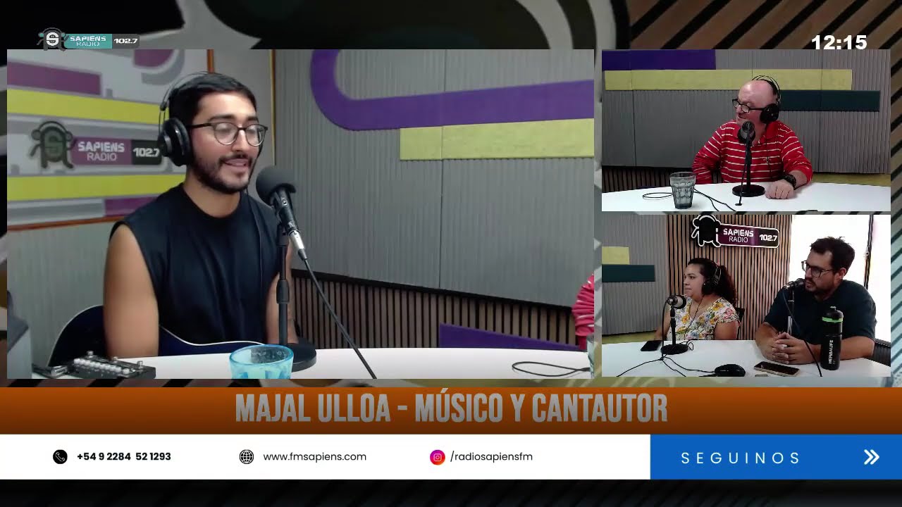 MAJAL ULLOA desembarco en SABADAZO! y nos compartió sus aventuras con la música.