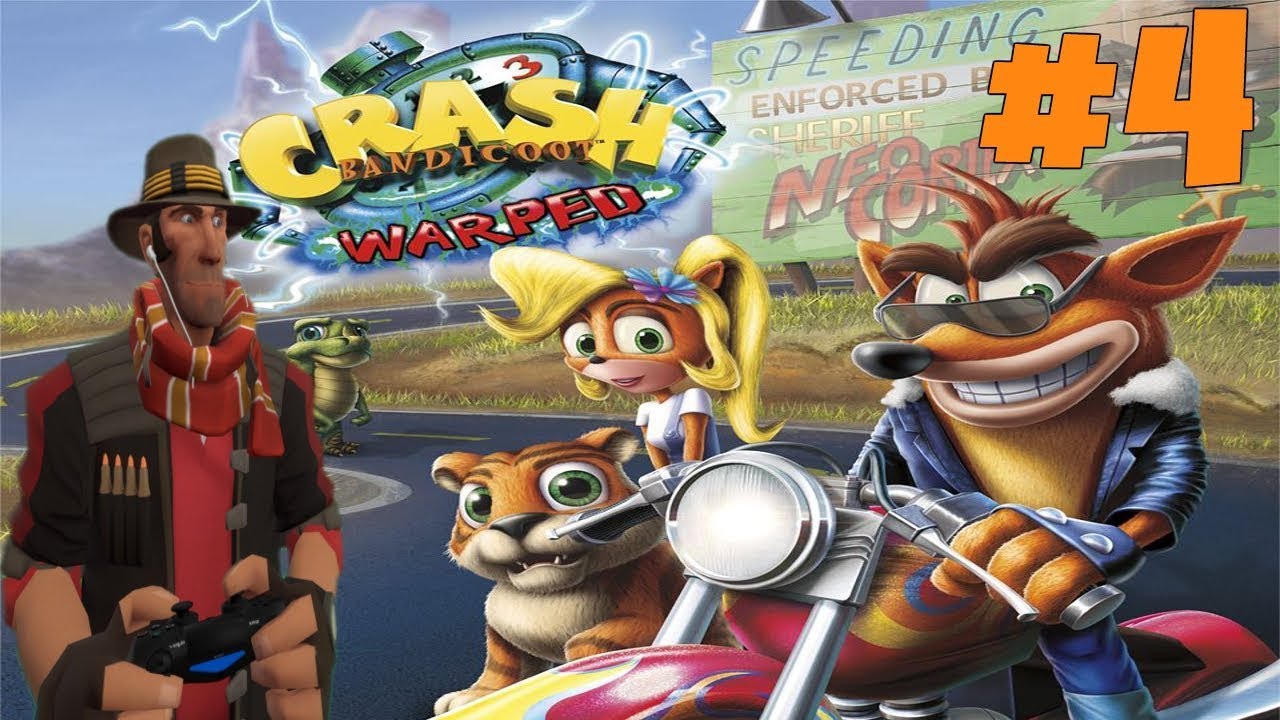 Crash Bandicoot Warped (N. Sane Trilogy) Playthrough #4