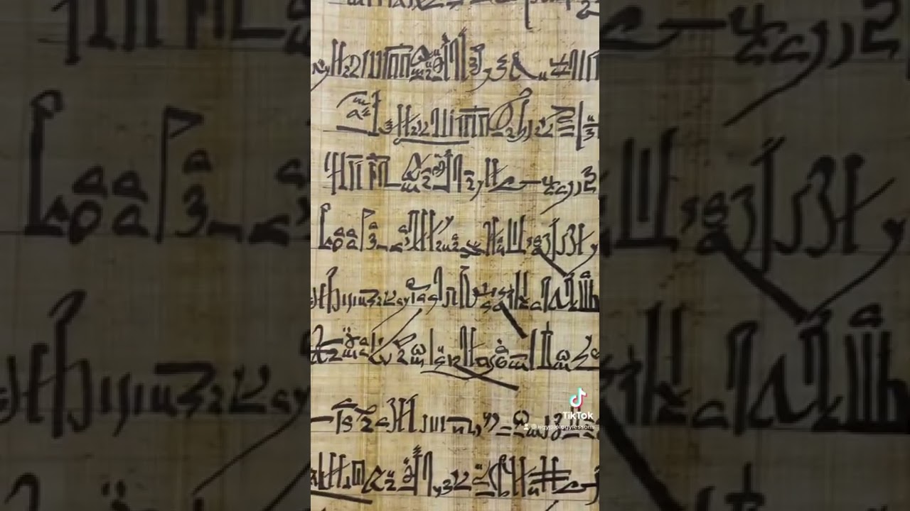 Hieratic Script - Royal Decree of Ramesses XI Addressed to Panehesy