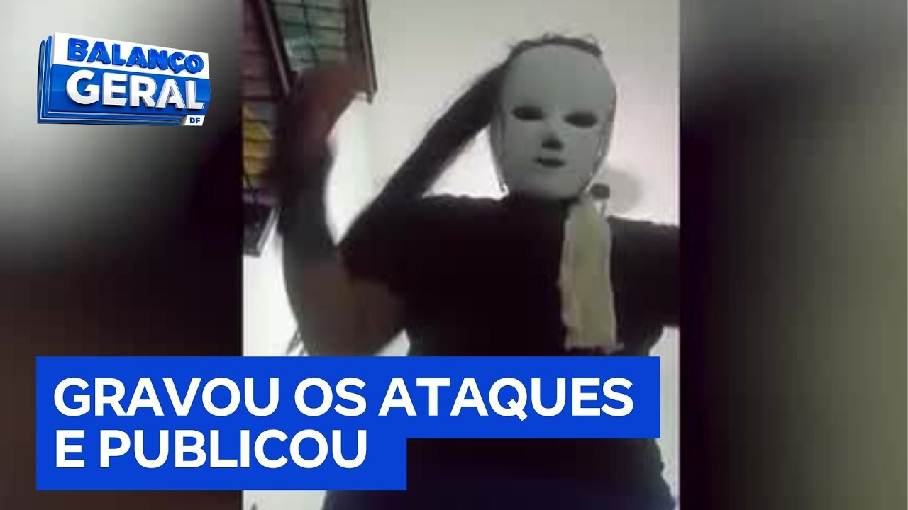 Mulher mascarada é presa após dopar, torturar e ameaçar matar homem no DF | Balanço Geral DF