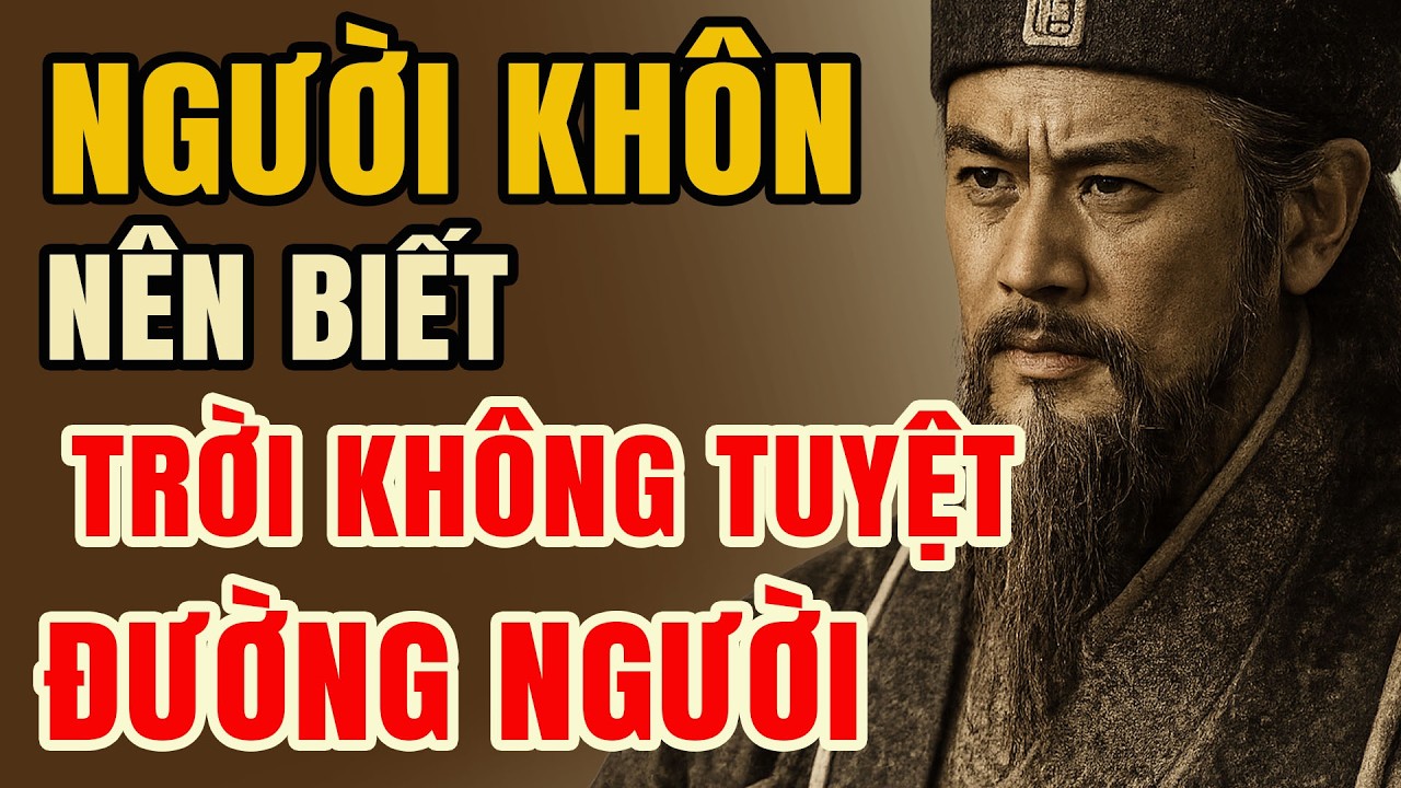 Gia Cát Lượng Dạy Khi Bạn Nghĩ Là Hết Đường, Thật Ra Trời Đang Mở Lối Khác | Lời Dạy Cổ Nhân