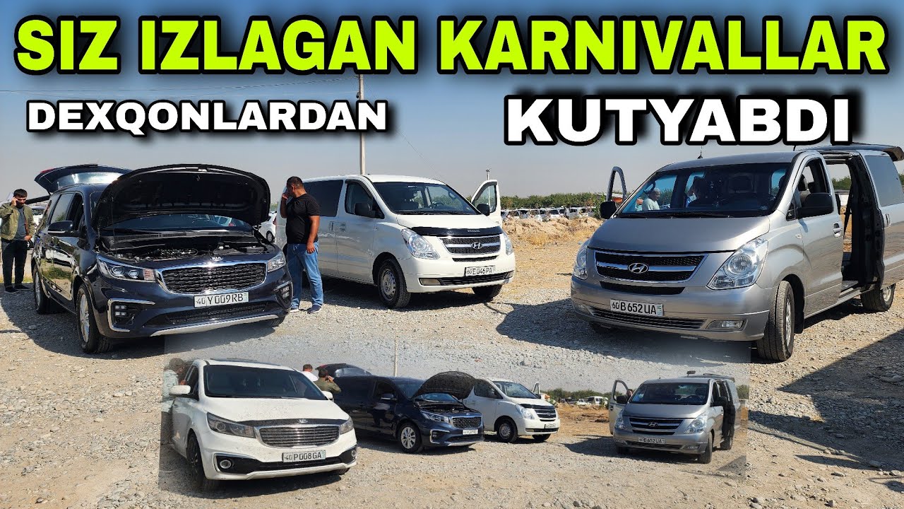 23 SENTABR FARGONA MASHINA BOZORIDA KIA KARNIVAL MERSADES VITO HUNDAY STAREKIS ZORLARI CHIQDI 