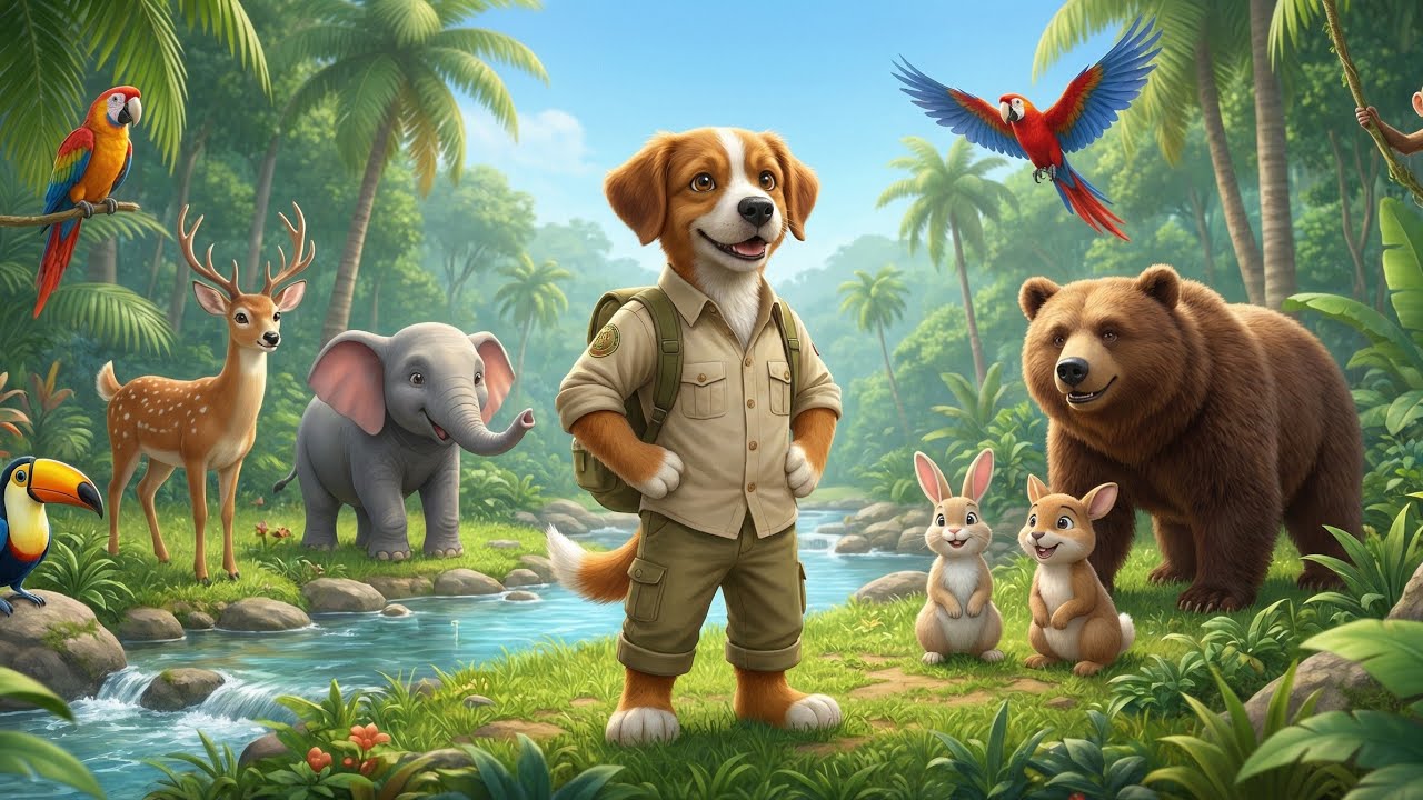 🐕 Human-Like Dog&rsquo;s Jungle Adventure | Emotional & Cinematic Story 🌿