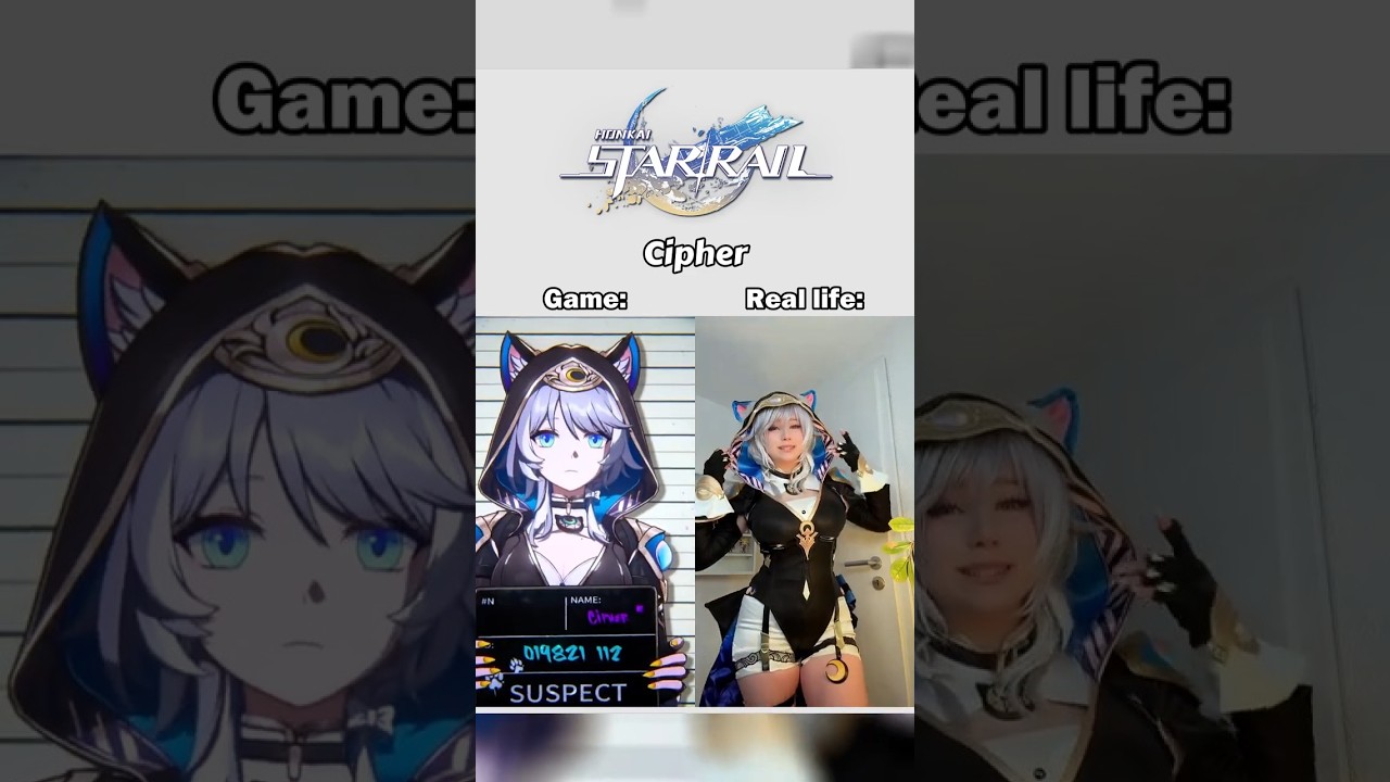 Косплей Cipher - Игра / Реальная жизнь 