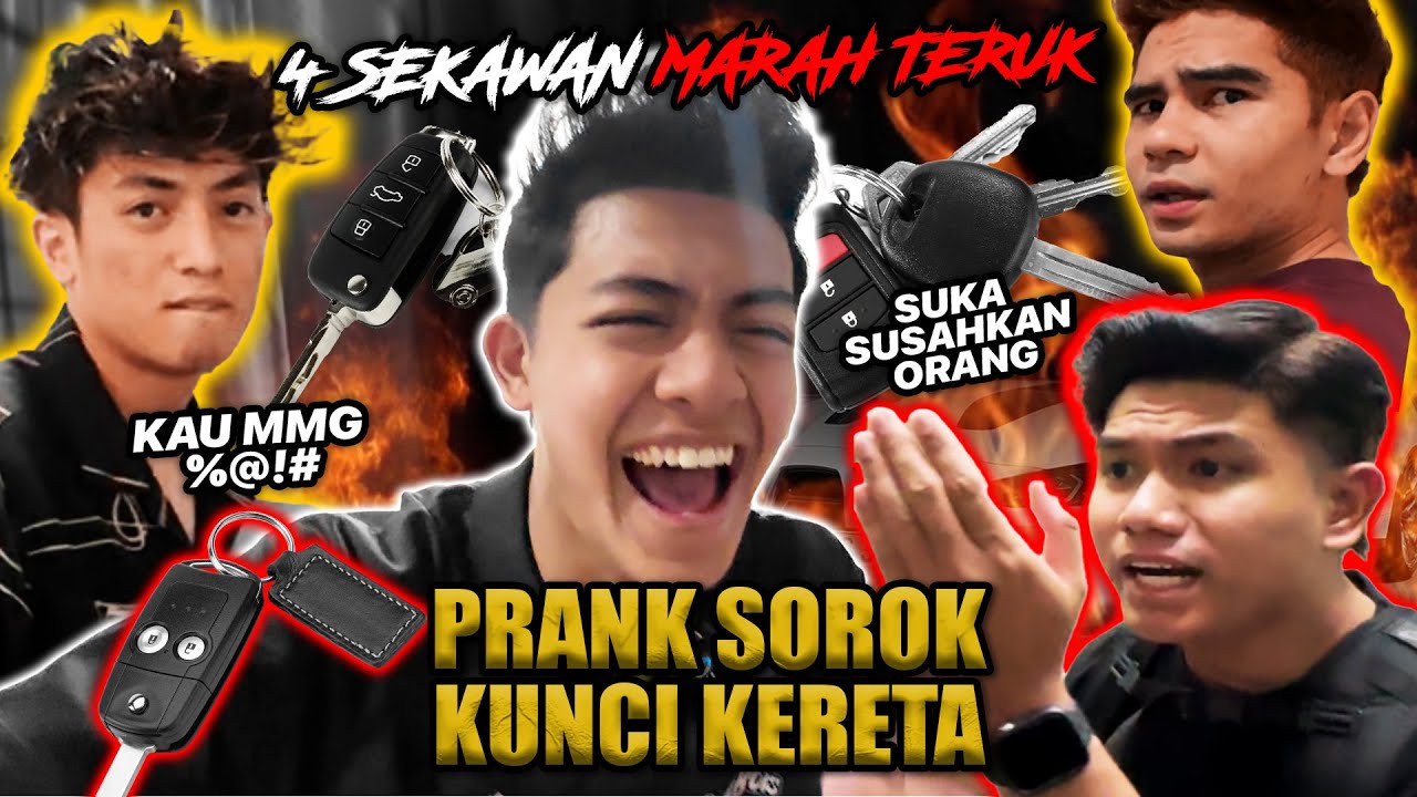 PRANK SOROK KUNCI KERETA 4SEKAWAN!!! SEMUA MENGAM0K...NAZRUL PUNCA LEWAT MASUK OFIS?!
