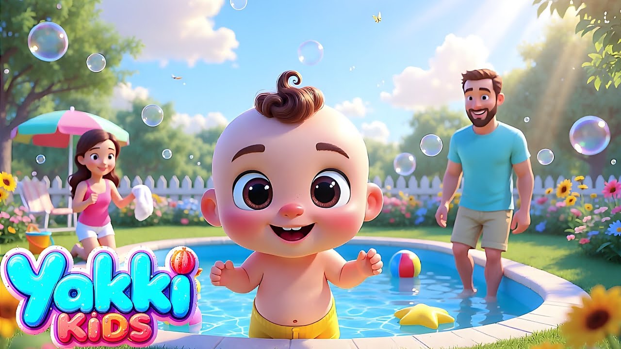 Fun Swimming Songs! 🏊 | Bath Time Song!🤽 | Yakki Kids | Nursery Rhymes
