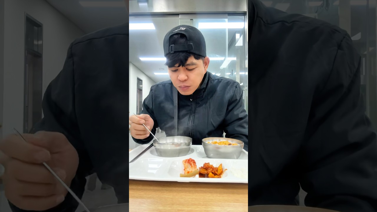 Завтрак MBG на корейской фабрике #mukbang #tulleb