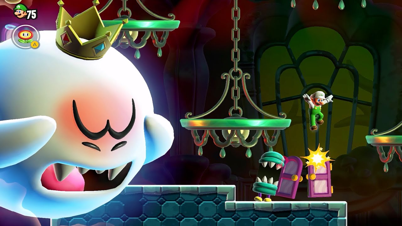 Super Mario Bros Wonder 100% Walkthrough Part 5 - Fungi Mines (All Seeds/Coins & Secret Exits)