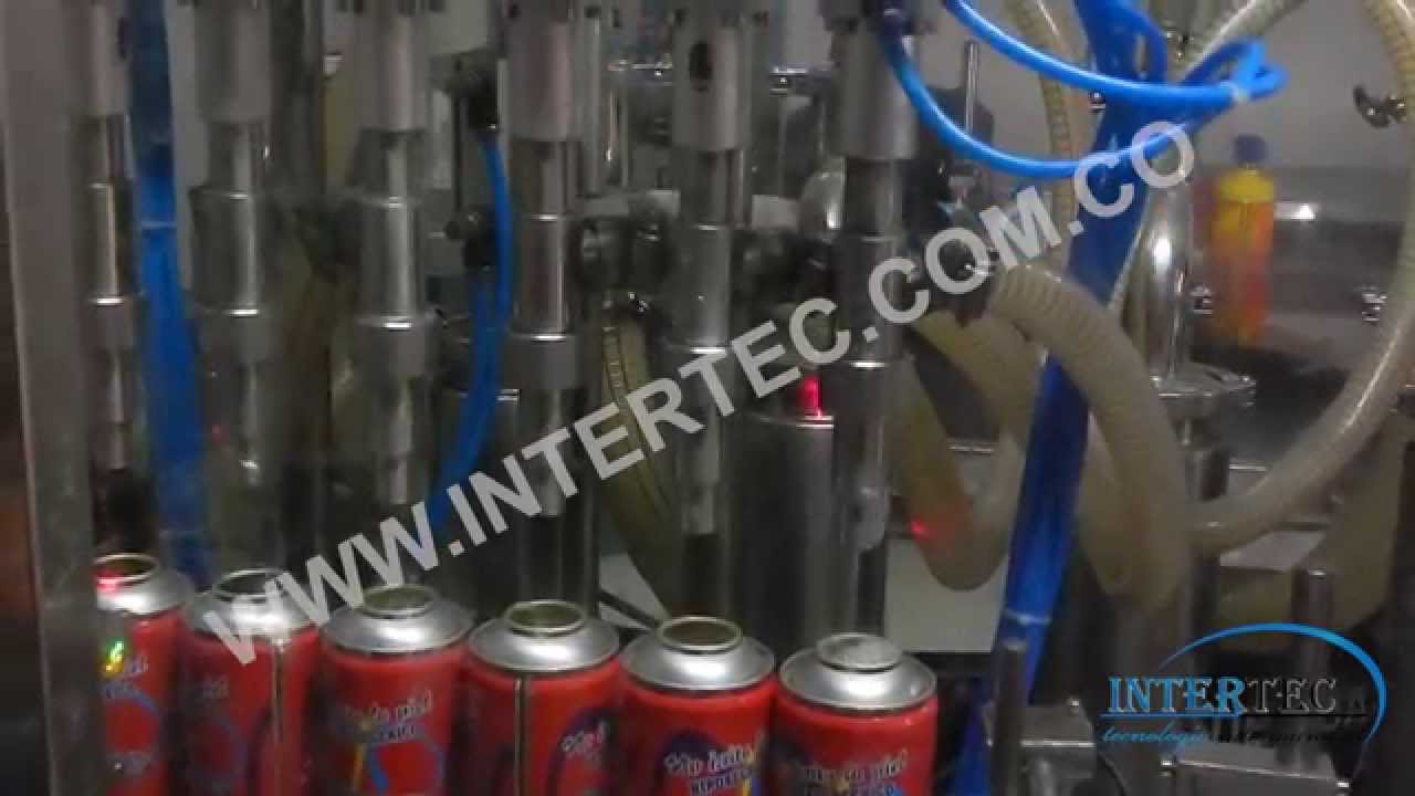 1800BPH Llenadora lineal neumática  - Dosificando Espuma de carnavales y fiestas