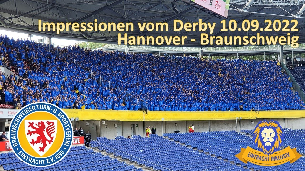 Impressionen vom Derby am 10.09.2022 Hannover vs. Braunschweig