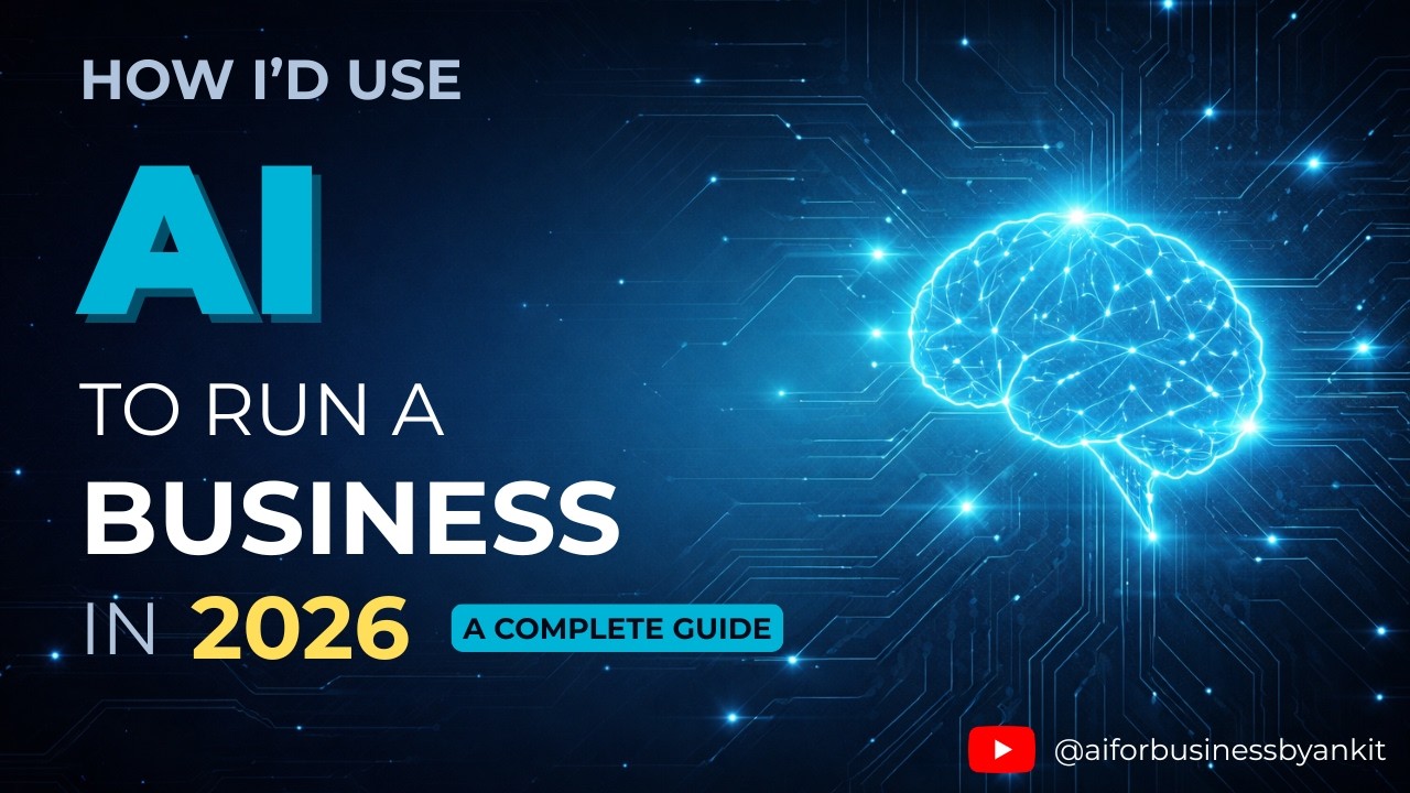 How I'd Use AI to Run a Business in 2026? Complete Beginner's Guide